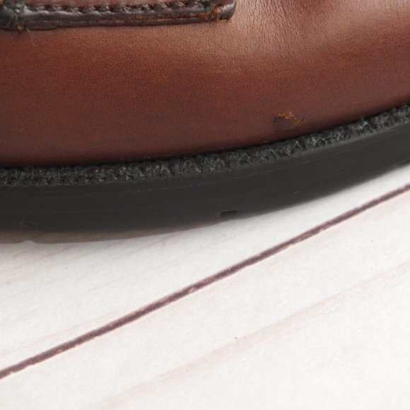 BASS FLEX‎ ADAMS KILTIE TASSEL LOAFER SIZE 10 BROWN - Picture 4 of 9